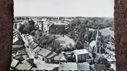 CPSM CLEFMONT HTE MARNE EGLISE CHATEAU RUE PRINCIPALE   EN AVION AU DESSUS DE LAPIE 2 1963 - Clefmont