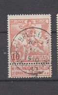 COB 87 Oblitération Centrale BRUXELLES (Nord) C +30 - 1910-1911 Caritas