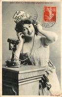 Bergeret * 1908 * La Veine * Allo ! Allo ! ... Vous Avez Gagné Le Gros Lot * Phone Téléphone - Bergeret