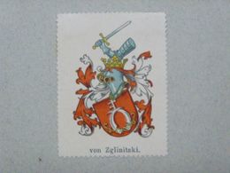 Ex-libris Illustré XIXème - PRUSSE - VON ZGLINITZKI (vignette Façon Timbre) - Exlibris