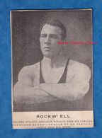 Carte Ancienne Vers 1920 - Portrait De ROCKW'ELL - Homme Athlète Jongleur Mondain - Acrobate Hercule Cirque Cabaret - Athlétisme