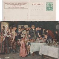 Allemagne Pologne 1913. Entier Postal Timbré Sur Commande. Peinture Kampf, Guerre Napoléonienne, Or, Orfèvrerie, Breslau - Napoléon