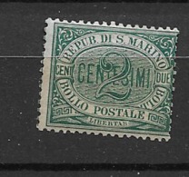 1877 MH San Marino Mi 1 . - Unused Stamps