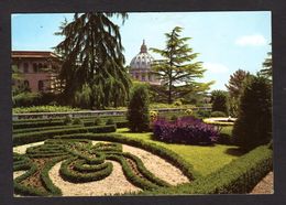 Italie - ROMA - Coupole De La Basilique St-Pierre Et  Jardins Du Vatican - Parks & Gärten