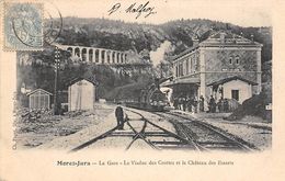 Morez         39       La Gare,  Le Viaduc Des Crottes Et Le Château Des Essarts    ( Voir Scan) - Morez