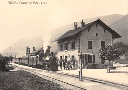 BVA Gare De Baulmes G 4/4 4 "Alienor" Pour Yverdon  - YSteC - YSte C - Y.S.T.E.C - Ligne De Chemin De Fer Train - Baulmes