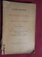 Vade-Mecum Du Spécialiste Expert (Europe) - Edition 1927 - Matasellos