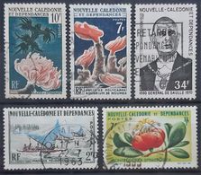 NOUVELLE-CALEDONIE - LOT - N°293-302-319-322-377 - Oblitérés (o) - Collections, Lots & Series