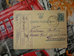 Romania Carta Postala Bazias To Timisoara Srpska Pravoslacna Crka Temisvar 1941 - 2. Weltkrieg (Briefe)