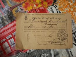 Postai Felado Veveny Versecz 1897 - Banat-Bacska