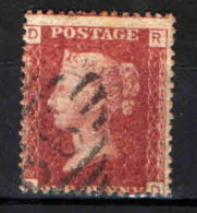 GRAN BRETAGNA - ONE PENNY - NUMERO DI LASTRA 129 - Used Stamps