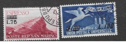 1957 USED San Marino Mi 584-5 - Gebruikt