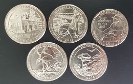 Série 5 Quarter Dollar USA Intégralité 2016 UNC - 2010-...: National Parks