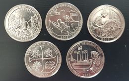 Série 5 Quarter Dollar USA Intégralité 2019 UNC - 2010-...: National Parks