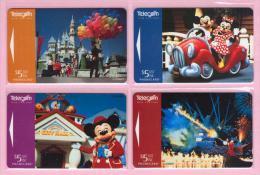 New Zealand - 1997 Disney - Mickey Mouse IV Set (4) - NZ-D-92/95 - Mint - Nuova Zelanda