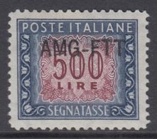 Trieste Zona A - AMG-FTT - Segnatasse N.28 - Cat. 320 Euro  - Super Centrato - Gomma Integra - MNH** - Postage Due
