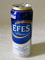 KAZAKHSTAN...BEER CAN..500ml. "EFES" №1 MEDITERRANEAN BEER IN THE WORLD..LIMITED EDITION - Cans