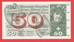 SUISSE  Billet  50 Francs  05 01 1970 - Pick 48j - AU - Suisse