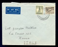 AUSTRALIA - Cover For Air Mail Sent From Melbourne To Roma/Italy 1939. Nice Two Colored Franking. - Briefe U. Dokumente