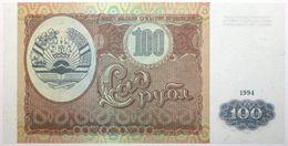 Tadjikistan - 100 Roubles - 1994 - PICK 6a - NEUF - Tadjikistan