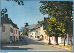 Carte Postale 64. Lasseube  Place Amélie Lacaze Rue Du Vieux Couvent Très Beau Plan - Lasseube