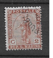 1899 USED San Marino Mi 32 - Usati