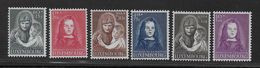 LUXEMBOURG - 1950 -  YVERT 433/438 ** MNH - COTE = 140 EUR. - Ungebraucht