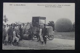 MILITARIA - Carte Postale - Manœuvres De Forteresse 1906 - Siège De Langres - Ballons De L 'Armée D'attaque - L 63530 - Manoeuvres