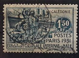 NOUVELLE CALÉDONIE 1931 Exposition Coloniale De Paris,  Yvert No 165, 1 F 50 Bleu, BTB TB Cachet Central - Oblitérés