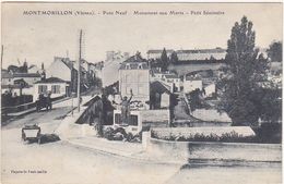 86 - MONTMORILLON (Vienne) - Pont Neuf - Monument Aux Morts - Petit Séminaire / Années 20-30 - Montmorillon