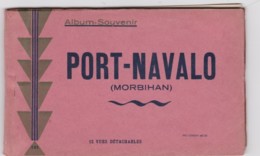 Bz - Album Souvenir De 12 Cpa PORT NAVALO (Morbihan) - Hôtel Terminus - Complet - Andere Gemeenten