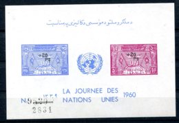 Afghanistan, 1962, United Nations Day, Overprinted, CORRECTED CONTROL NUMBER, MNH Imperforated, Michel Block 37 - Afghanistan