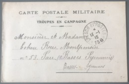 France - CPFM - Troupe En Campagne - TAD Trésor Et Postes 136 - 13/01/15 - (B2936) - 1. Weltkrieg 1914-1918