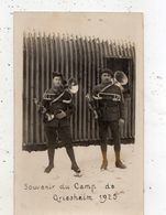 SOUVENIR DU CAMP DE GRIESHEIM 1925 SOLDATS MUSICIENS CARTE PHOTO - Griesheim