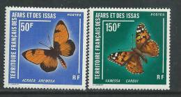 Afars Et Issas N° 438 / 39 XX  Papillons, La Paire Sans Charnière, TB - Otros & Sin Clasificación