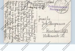 6544 KIRCHBERG - BÜCHENBEUREN, Postgeschichte, Reichsarbeitsdienst, 1940 - Rhein-Hunsrueck-Kreis