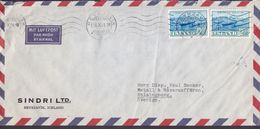 Iceland Luftpost Par Avion Air Mail SINDRI Ltd., REYKJAVIK 1951 Cover Brief HÄLSINGBORG Sweden Harbour Hafen - Storia Postale