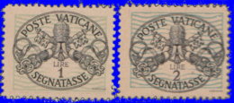 Vatican Taxe 1945. ~ T 10/11** - Pontificat De Pie XII - Postage Due