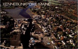 Maine Kennebunkport Greetings Aerial View - Kennebunkport