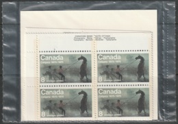 Canada Sc 667 Complete Plate Block Set MNH - Blocks & Sheetlets