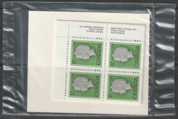 Canada Sc 789 Complete Plate Block Set MNH - Blocks & Sheetlets