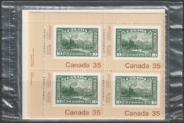 Canada Sc 912 Complete Plate Block Set MNH - Blocs-feuillets