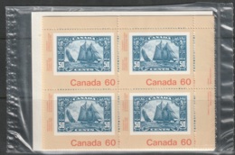 Canada Sc 913 Complete Plate Block Set MNH - Blocks & Sheetlets