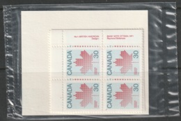 Canada Sc 923 Complete Plate Block Set MNH - Blocs-feuillets