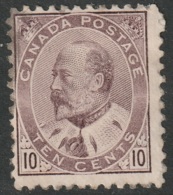 Canada 1903 Sc 93 Mi 81 Yt 82 MH* Disturbed Gum - Unused Stamps