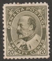 Canada 1903 Sc 94 Mi 82 Yt 83 MH* Disturbed Gum/thins - Unused Stamps