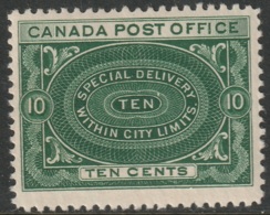 Canada 1898 Sc E1 Mi E1 Yt S1 Special Delivery MLH* - Special Delivery