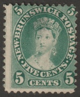 New Brunswick Sc 8 MNG With Thin - Unused Stamps