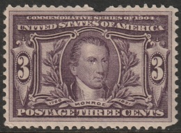 US Sc 325 MH Damaged - Unused Stamps