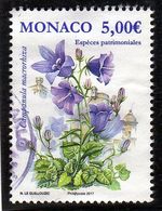 MONACO    2017  Y.T. N° Campanula  Oblitéré - Gebraucht